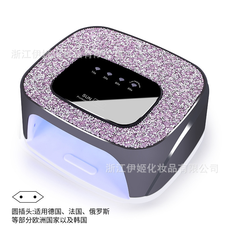 168W new S20 rechargeable nail lamp, 36led quick-drying baking lamp, diamond-encrusted high appearance level breathing lamp, battery-powered light therapy machine Specification image