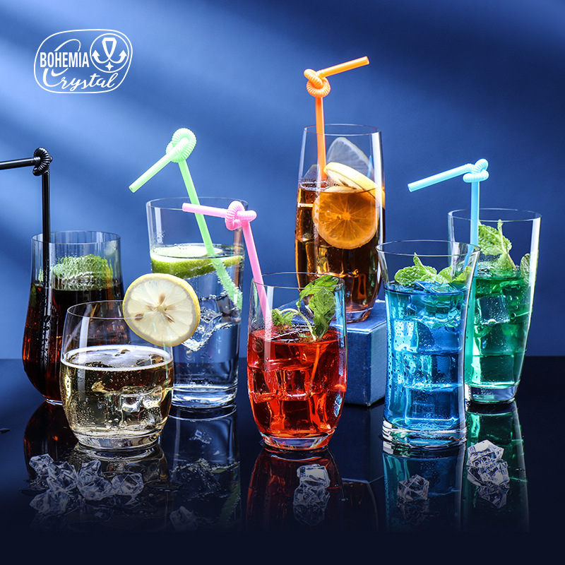 Czech imported water cups, crystal cups, large-capacity beer mugs, summer juice cups, beverage glass cups, and high-appearation-level tea cups Specification image