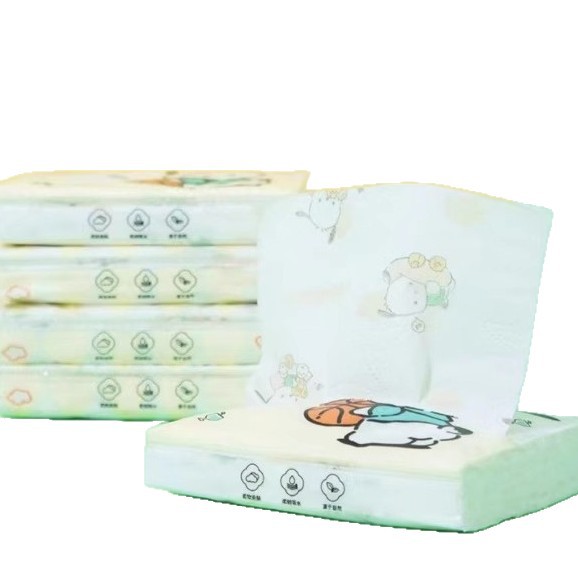 Sanrio cute printed facial tissue napkins, portable small packs of Hello Kitty and Pacha Dog, 40 packs of virgin pulp Item Picture