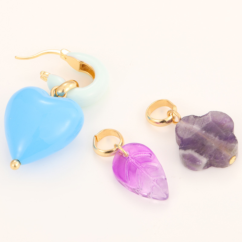 饰品/耳环/耳饰/米珠耳环/耳夹白底实物图