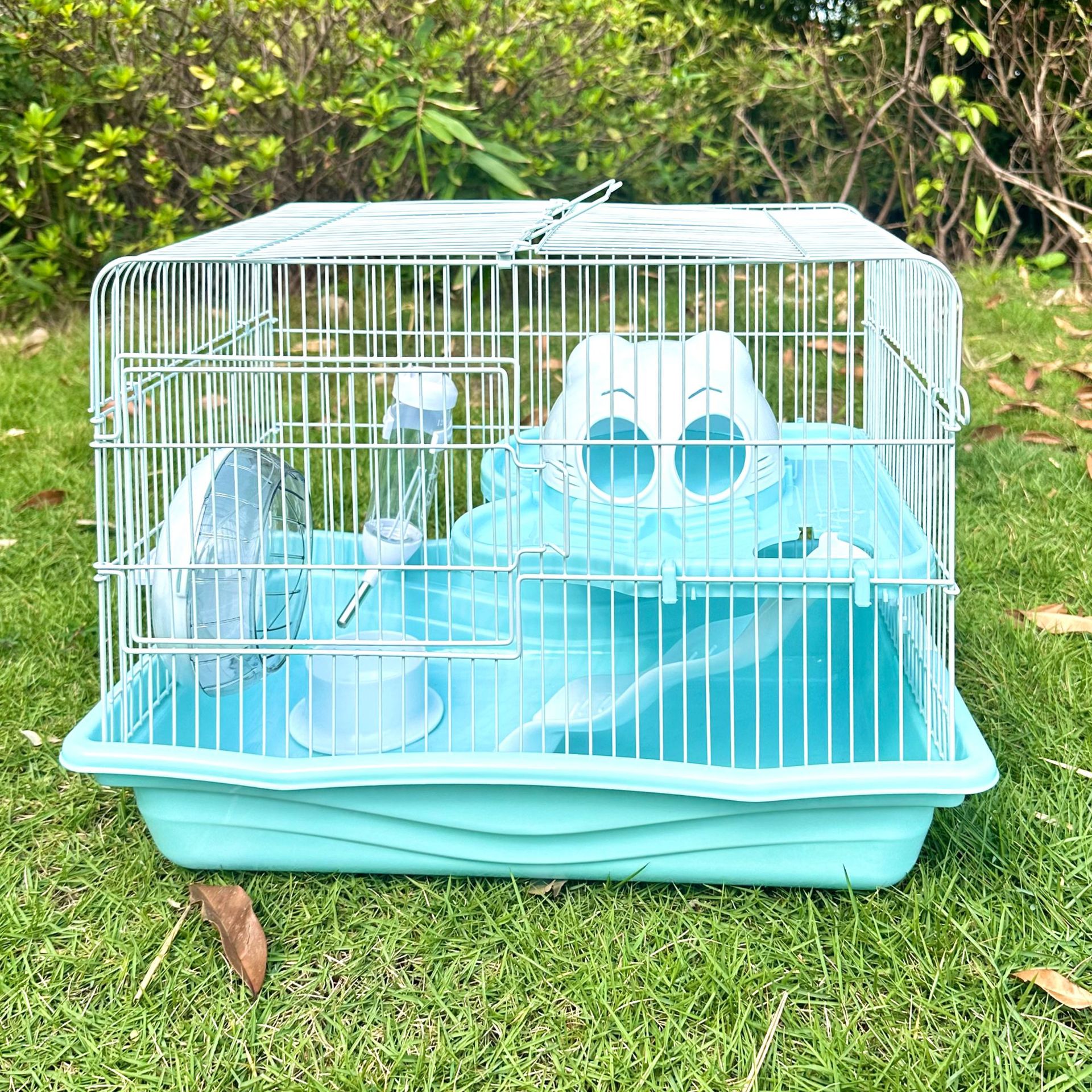 Double-layer cat head cages, large hamster cages, golden thread bear nests, luxury large villas, double-layer nests, wholesale of pet supplies