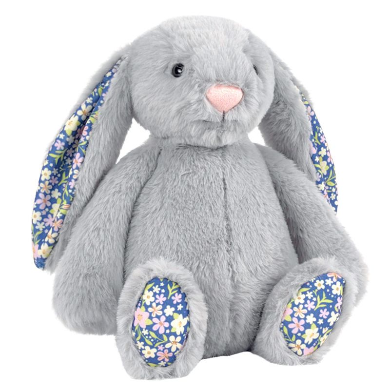 Shy Bonnie Rabbit, cherry blossom, berry, long-eared rabbit, internet-famous soft plush toy, companion and soothing doll Item Picture