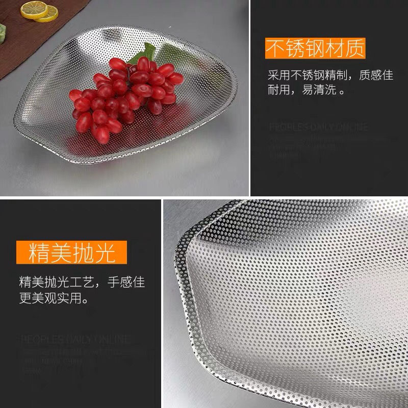 洗水果/水槽洗菜篮/洗菜盆/不锈钢盆/折叠沥水篮细节图