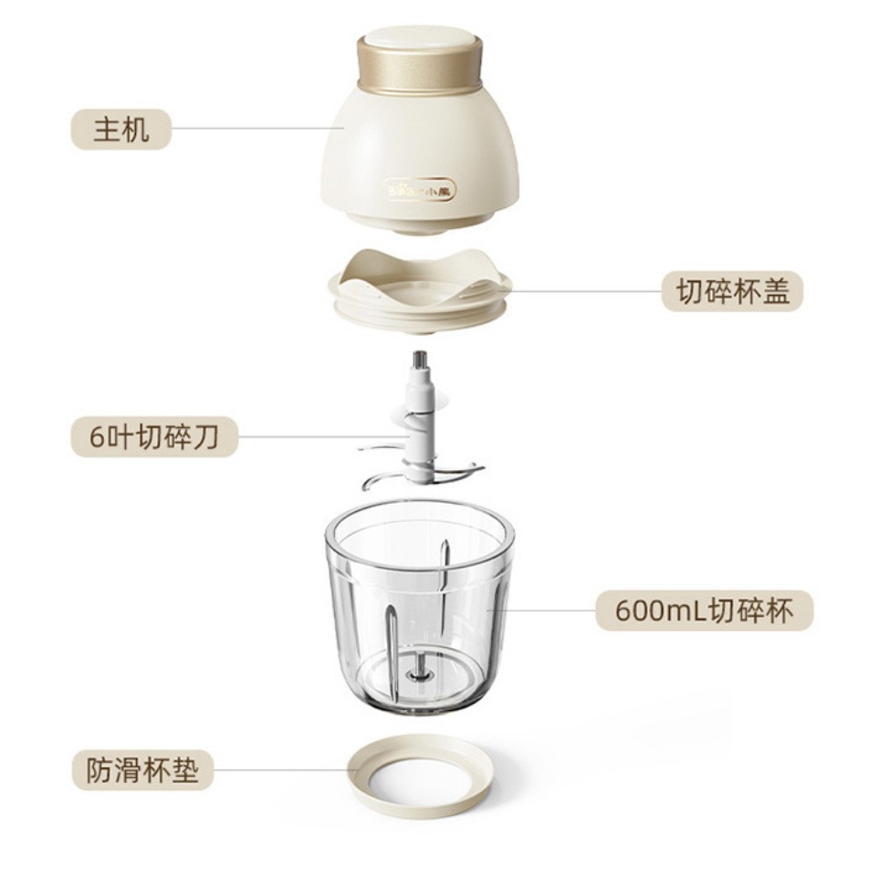 Bear/ Little Bear Meat Grinder QSJ-D02Q1 Baby Food Machine, Bao Bao Food processor, household electric small meat grinder and puree Application Scenario