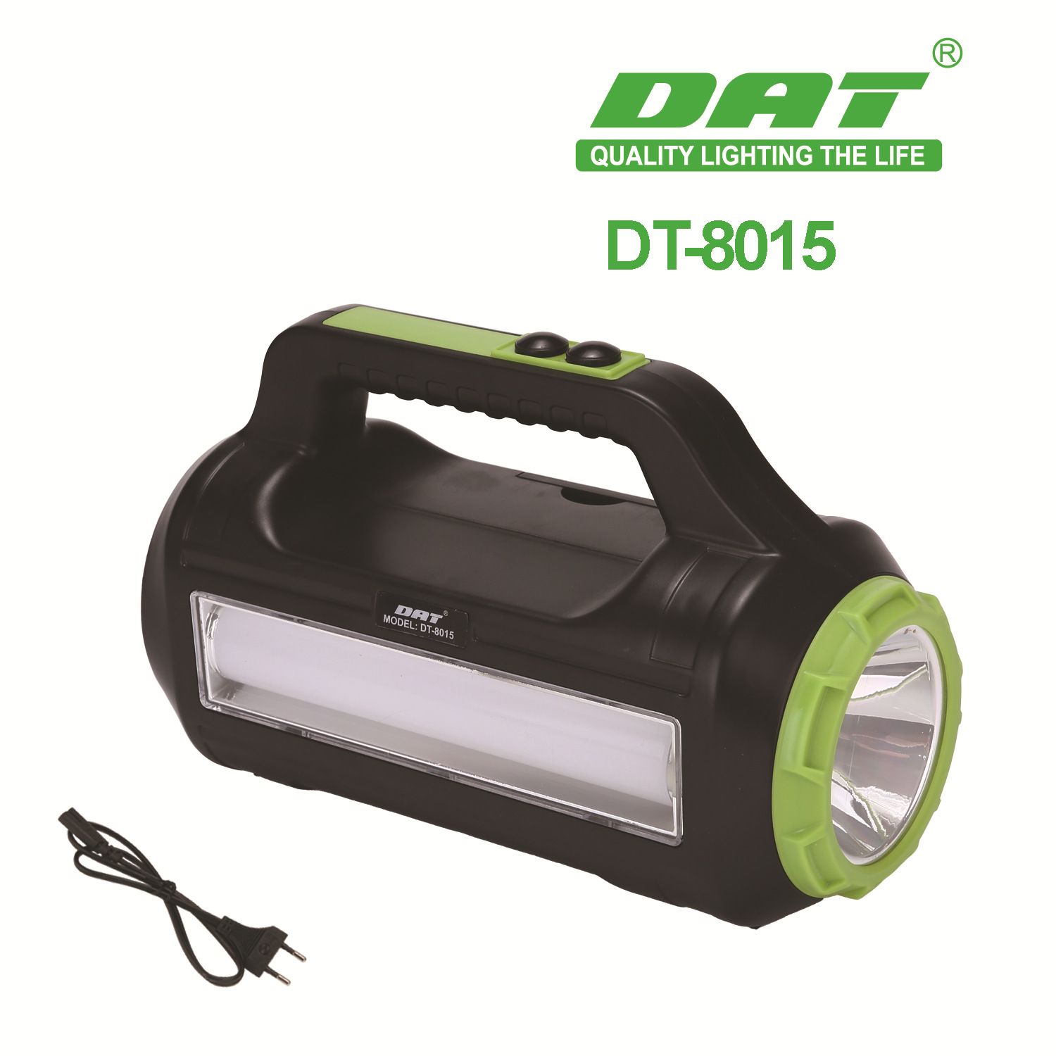 DT-8015户外多功能手提式探照灯便携式LED手电筒可应急充电照明灯