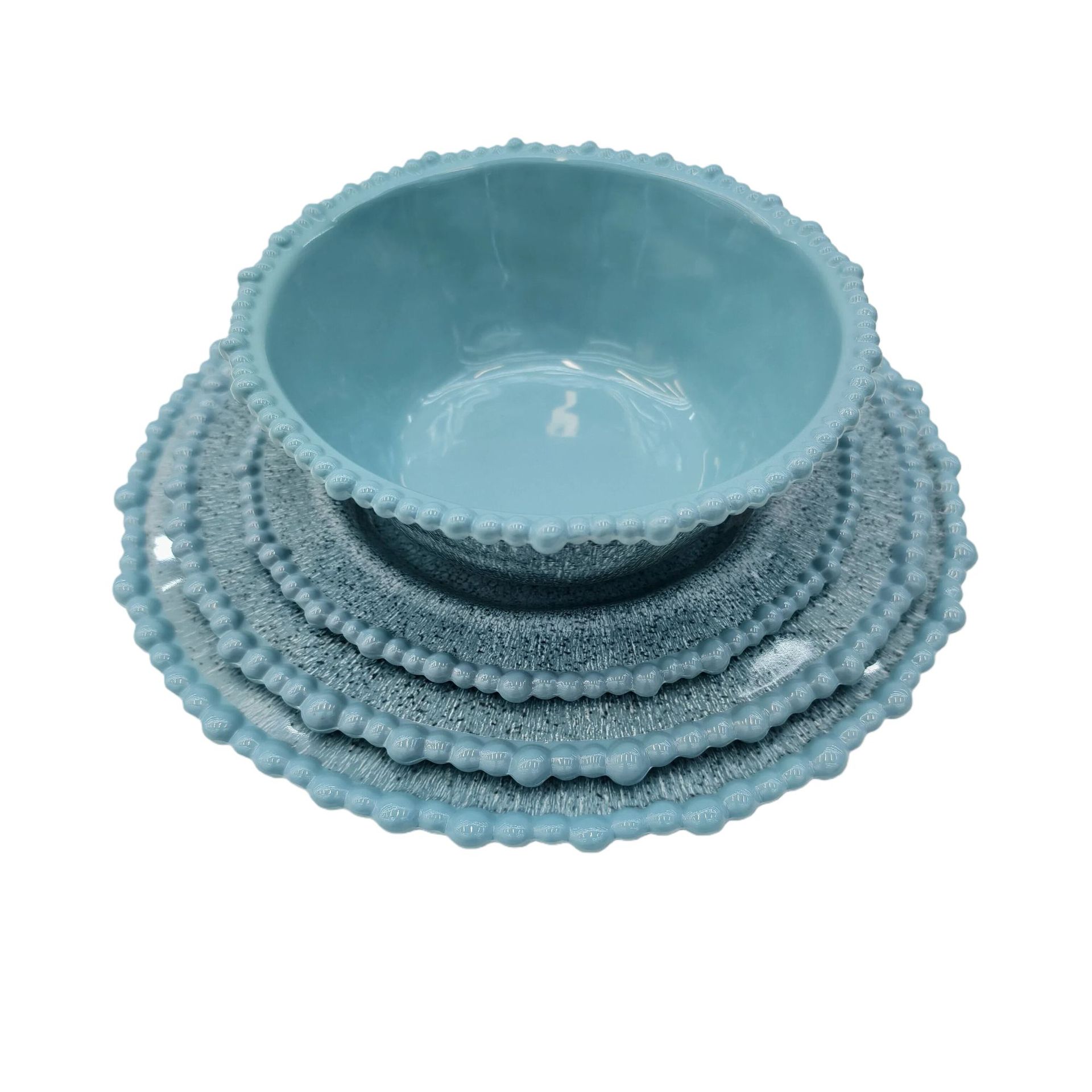 Export of A5 food-grade plates, heat-insulating and shock-resistant melamine tableware, bowls and plates to Europe full figure
