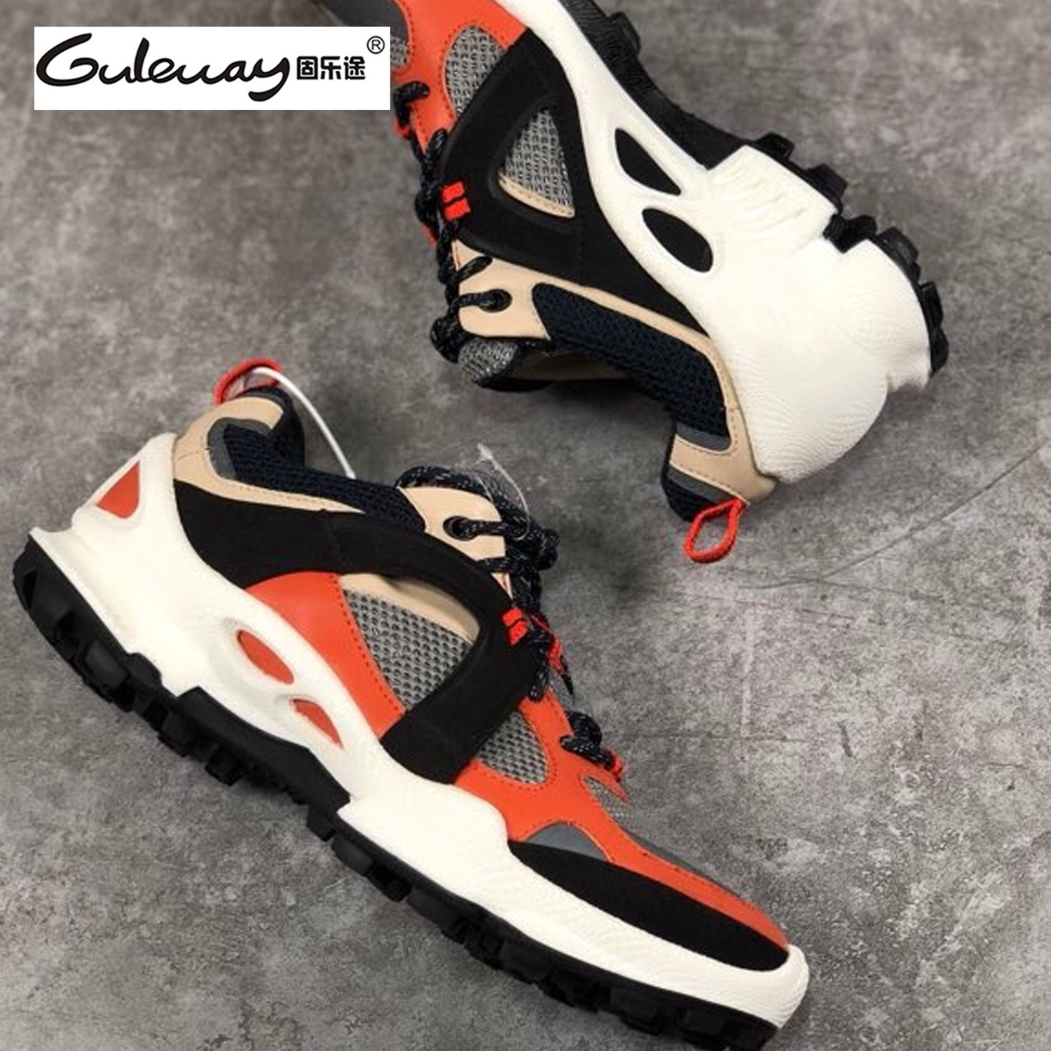 Men's fitness walking C series shoes Track 803104 Men's sports casual shoes mesh retro dad shoes shock absorption Specification image