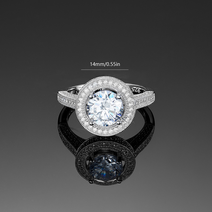 戒指/戒指女/铜微镶戒指/婚戒/银饰戒指产品图