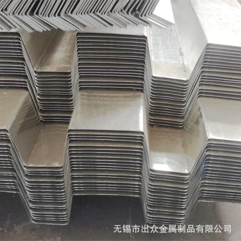 厂家批发开口型高强度镀锌楼承板波浪瓦屋顶瓦耐腐支持定制彩钢瓦产品图
