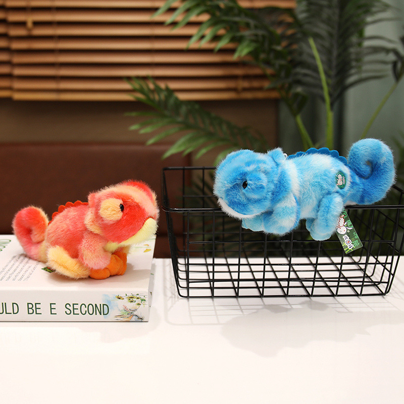 Magnetic chameleon cute plush toy that can be held in hand, plush toy, festival gift for girls Specification image