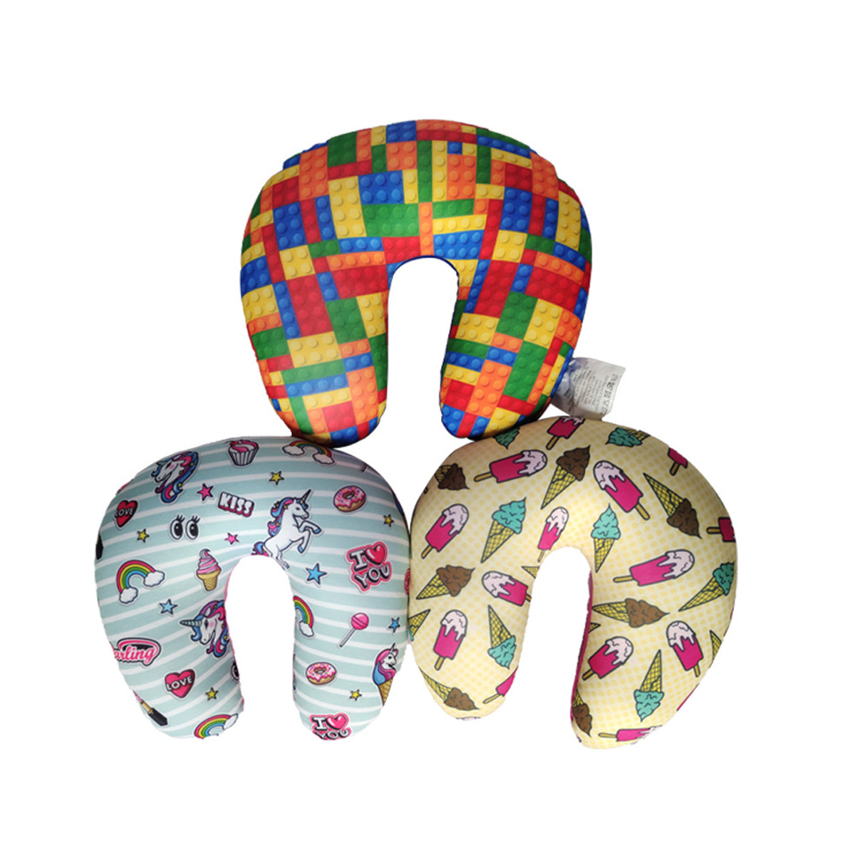 Wholesale U-shaped pillow foam particle neck protection pillow EPS eco-friendly U-shaped pillow printed, embroidered, gold-embossed LOGO, multiple styles of U-shaped Application Scenario