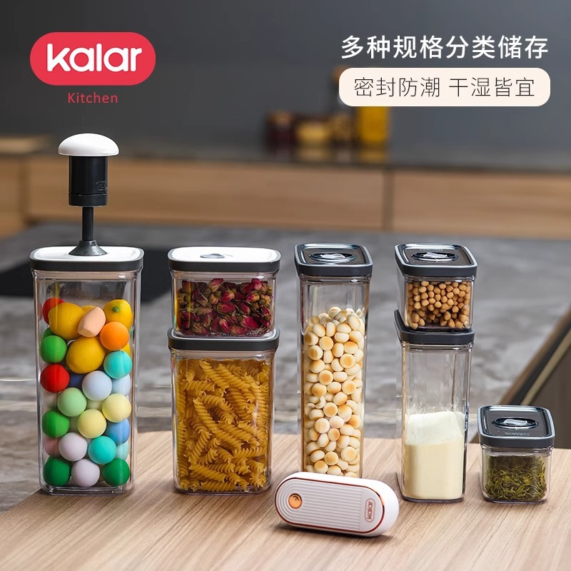 Mongolian element transparent glass ceramic sealed jar with gasket hardware storage jar details Picture