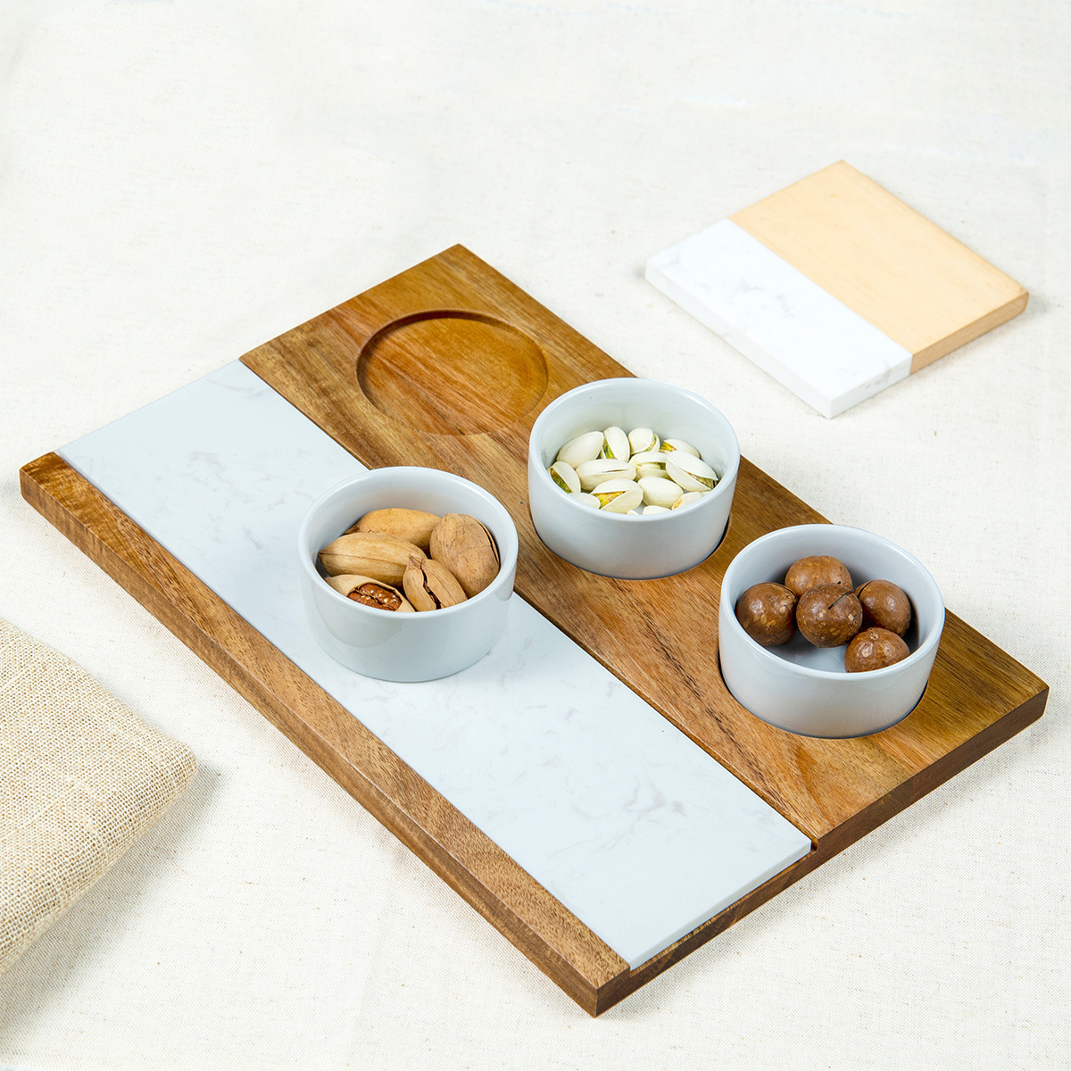 木制品底座/中东托盘/订婚/吸塑盘子/竹木托盘产品图