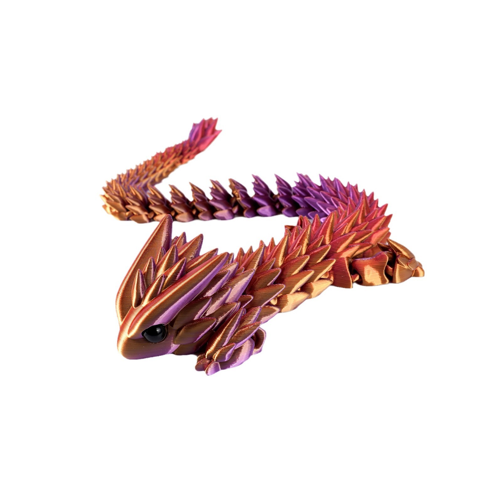 3D printed toothless dragon joint integrated movable handicrafts, decorative items, gifts, creative figurines, cross-border bestsellers, dazzling colors Item Picture