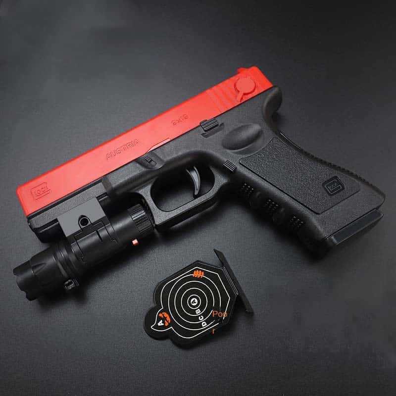 格洛克可发射软弹枪男孩模型玩具枪