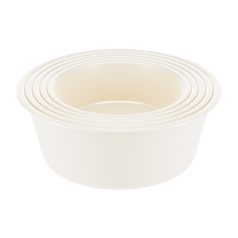 直径40厘米的脸盆/脸盆/洗脸盆/不锈钢盆/塑料盆白底实物图