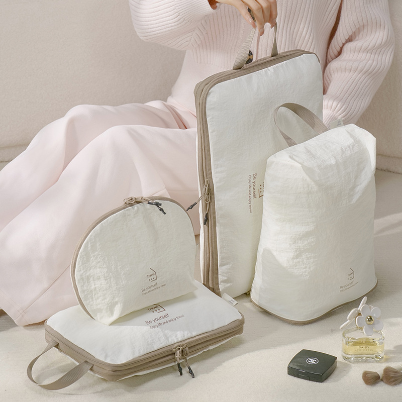 旅行收纳袋内衣行李箱鞋子整理袋子多功能旅游便携分装包压缩套装产品图