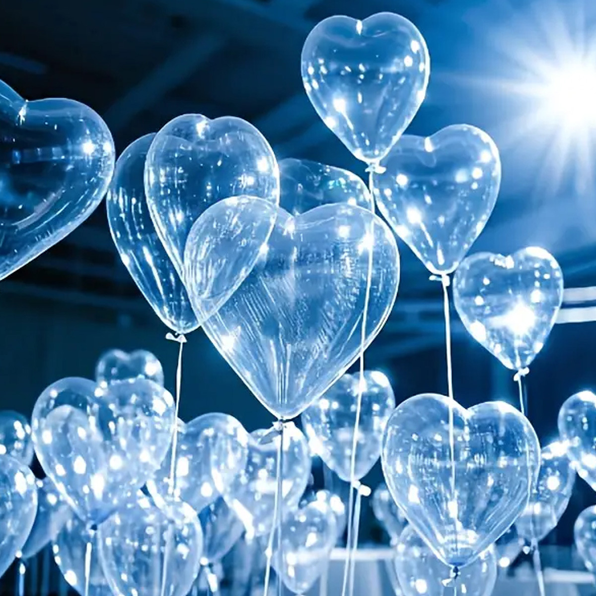 Hot-selling 20PCS10-inch transparent latex heart-shaped balloon decoration for birthday parties and wedding balloon outfits Specification image