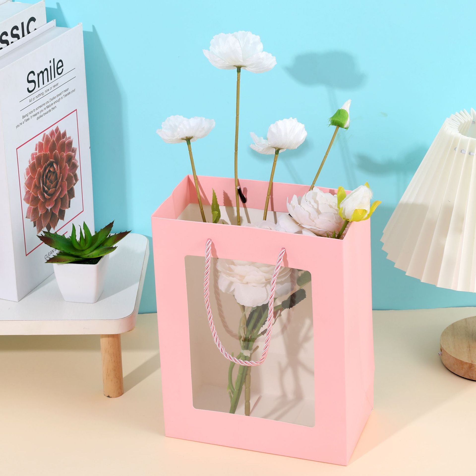 塑料手提袋实物图