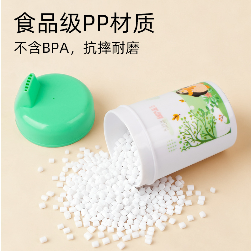 儿童学饮鸭嘴杯防呛设计软硅胶便携宝宝辅食训练杯产品图