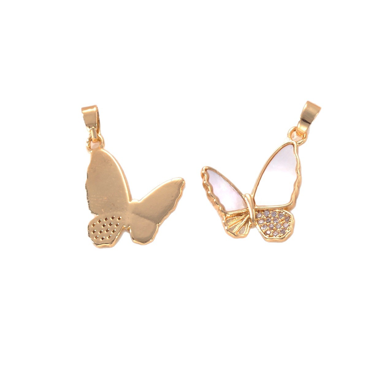 صُنعت النحاس في الؤلؤ الذهبي ١٨ ك بالذهب Item Picture