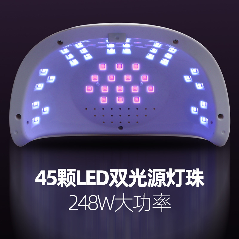 248W high-power nail art baking lamp, hand-usable nail art tool, light therapy machine, quick-drying light therapy dryer Specification image