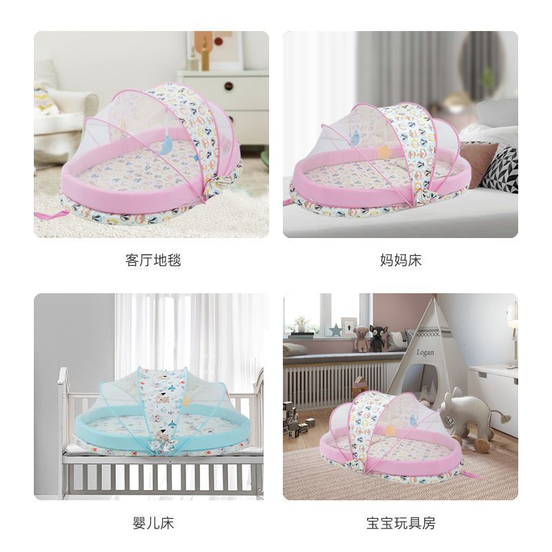 婴儿床/婴儿床新生儿拼接欧式/婴儿车/童床一层可升降/婴童用品白底实物图