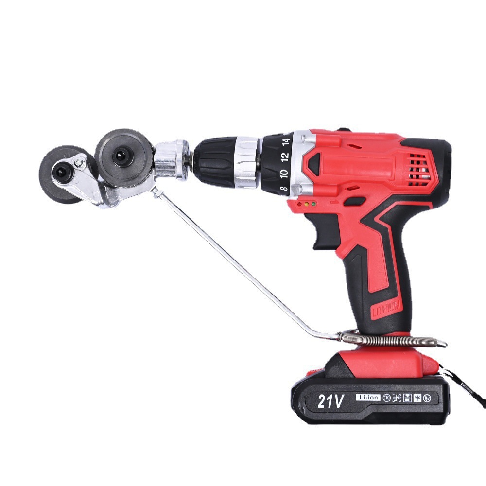 A new type of magic tool for converting a hand-held electric drill into a shearing machine and a metal plate cutter Item Picture
