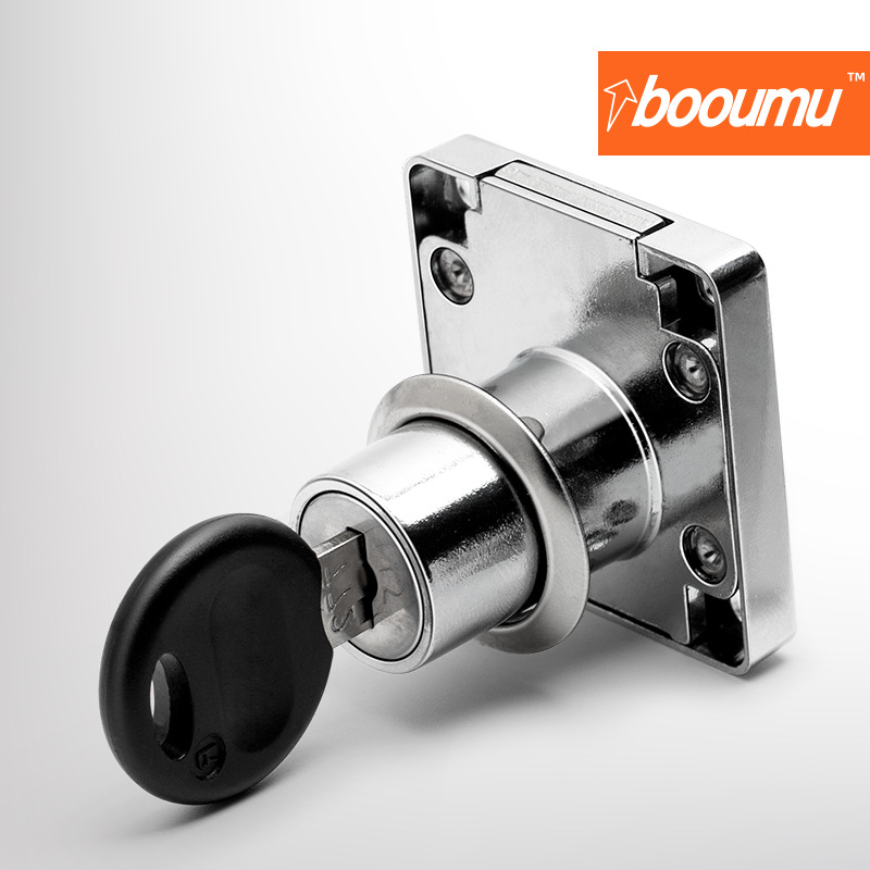 小博士贴力王138-22A136办公桌抽屉锁文件柜锁暗锁抽屉锁圆孔锁芯产品图