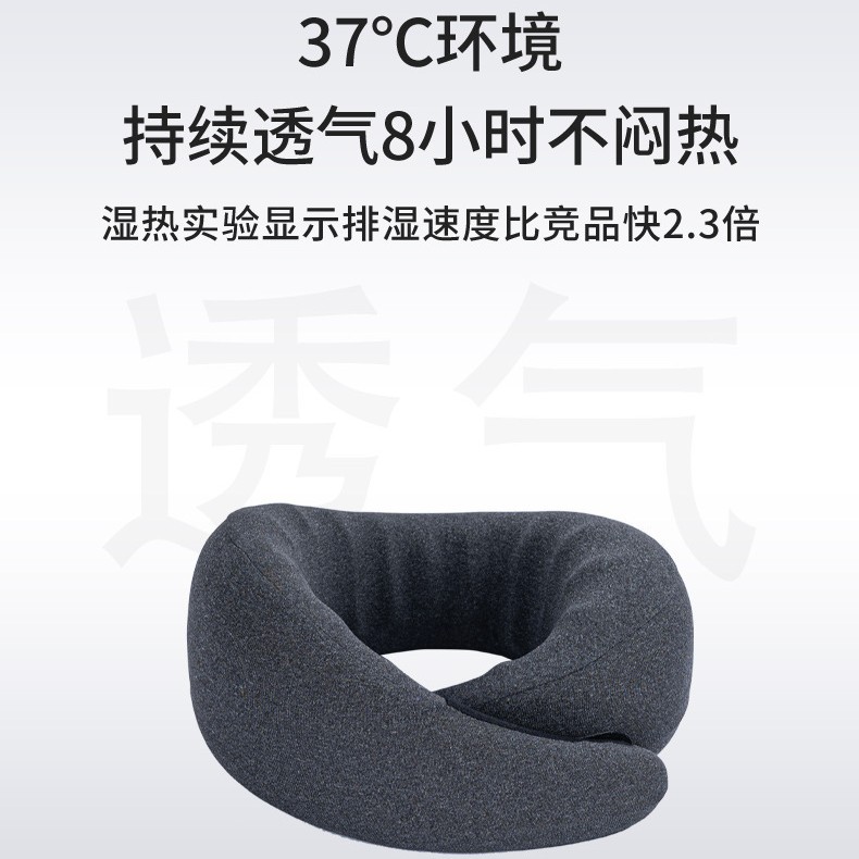 护颈U型枕长途旅行飞机枕头颈椎脖靠枕便携u形枕芯鸟鸵枕睡觉神器 Specification image