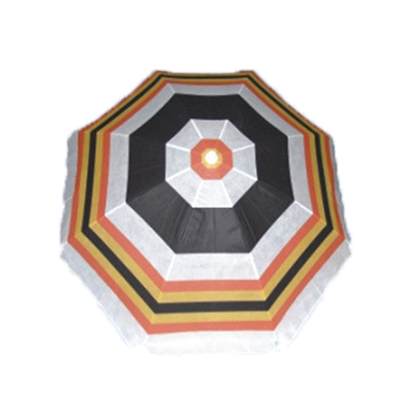 厂家直销85CM户外涤丝沙滩伞风景/条纹/拼色/单色太阳伞可印广告白底实物图