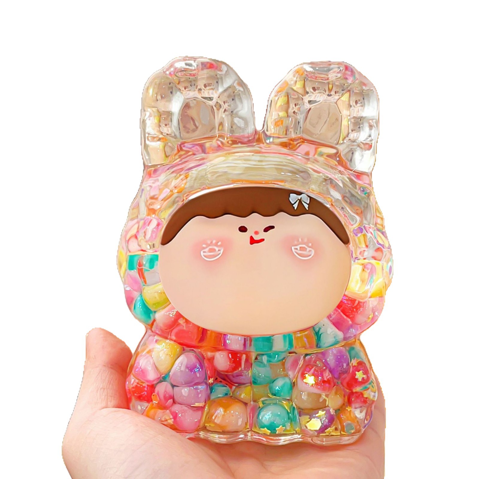 星空灯/星星人/小夜灯圆头/小夜灯/车载氛围灯白底实物图