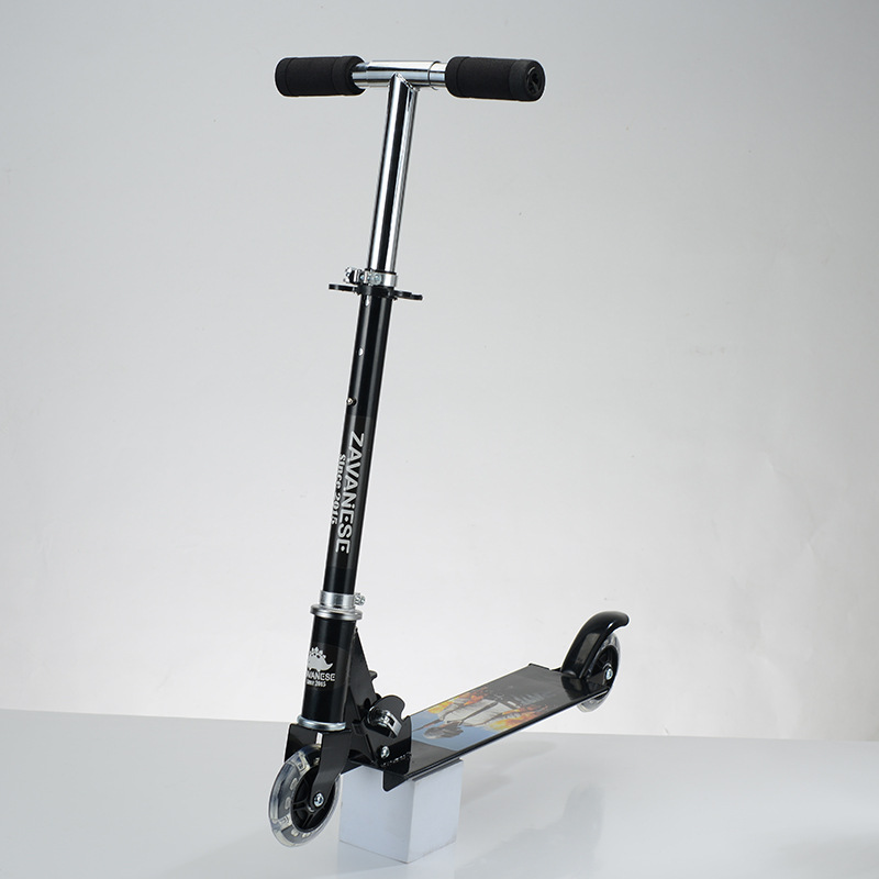 工厂批发scooter两轮儿童便携升降折叠全铁滑步车脚踏滑板车细节图