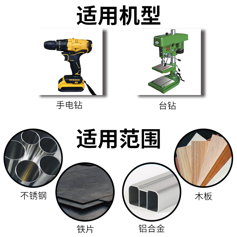HSS twist drill bit 9341 stainless steel aluminum alloy iron sheet electric drill bit high-speed steel straight shank twist drill bit details Picture