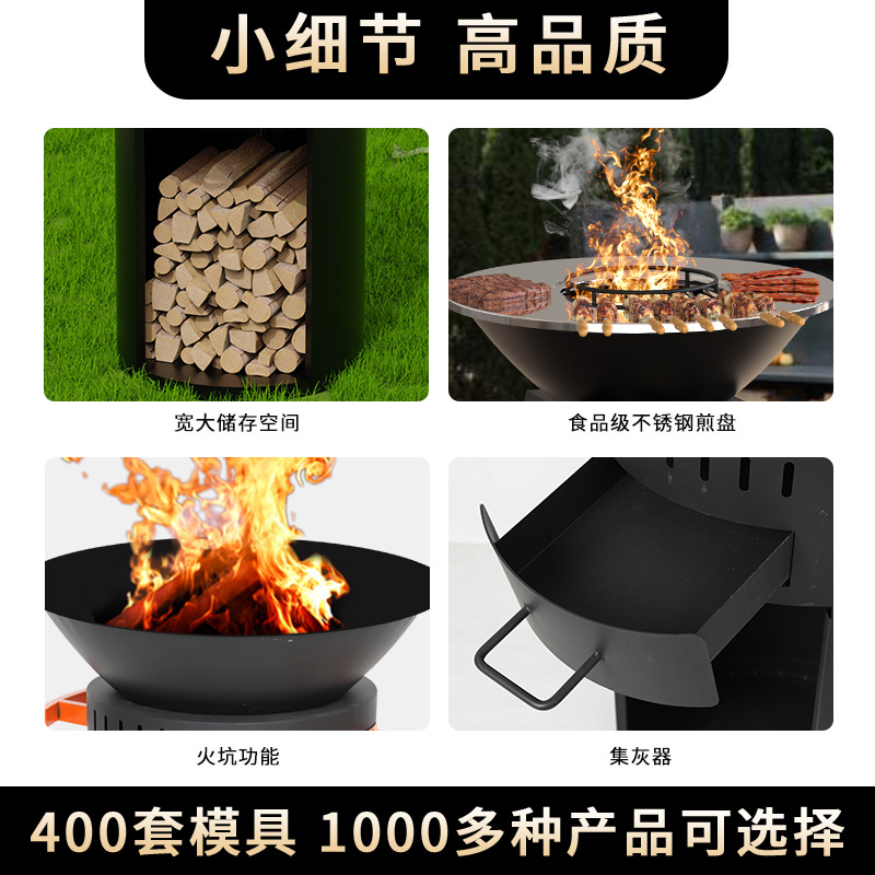 野餐炉具实物图