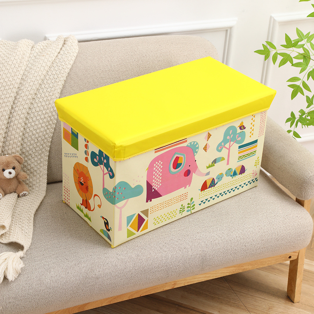 Enhanced children's storage stool, toy storage box, multi-functional storage stool, large-capacity storage box wholesale Application Scenario
