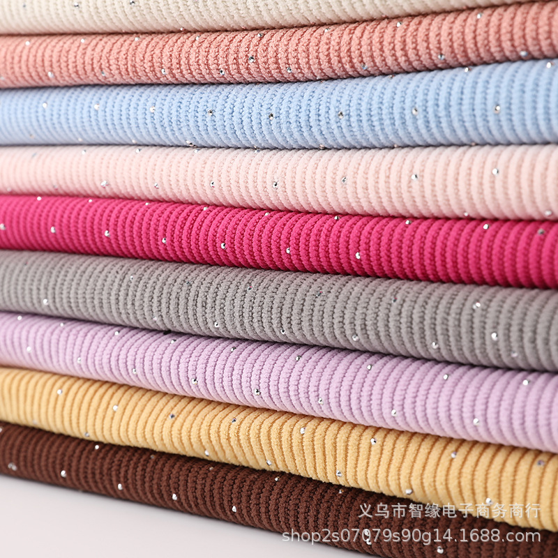Corduroy 8-pit hot diamond all-polyester jewelry packaging diy fabric manufacturer's in-stock luggage webbing accessories bestseller details Picture