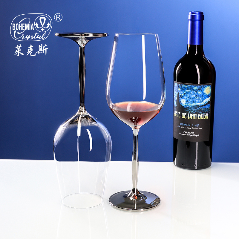 A high-end home gift box of lead-free crystal red wine glasses and Bordeaux cups imported from the Czech Republic as a birthday present for your girlfriend Specification image