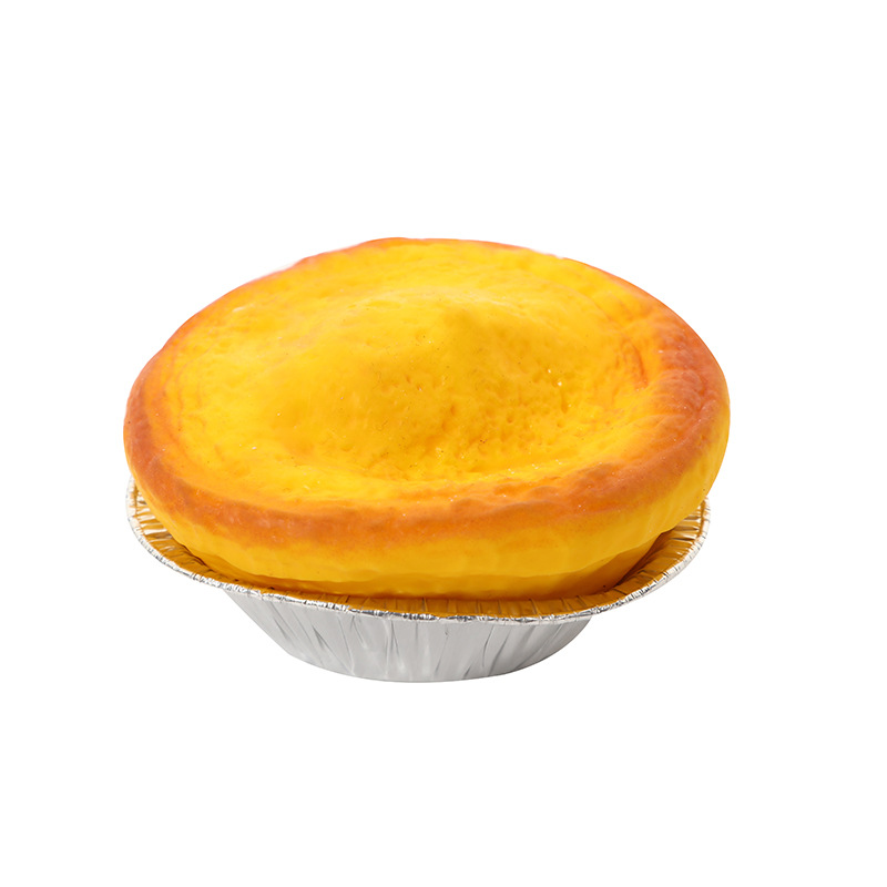 Venting egg tarts, squeezing and pinching fun, small toys, street stall, stress-relieving, flour egg tarts, fun and novel, unique and funny, stress-relieving Item Picture