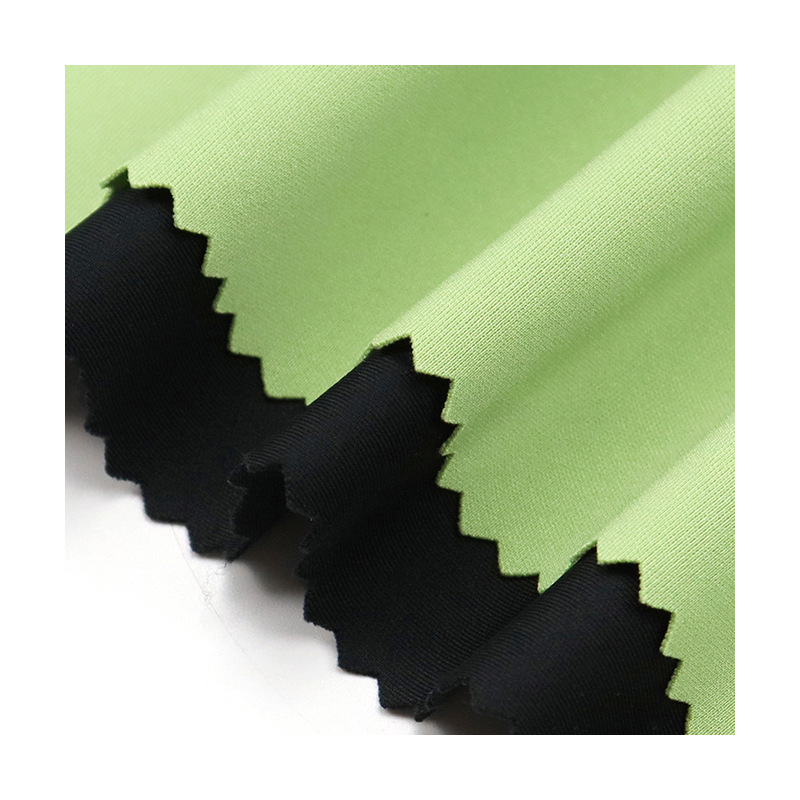 现货健身服双面锦氨纶高弹力布运动内衣针织布料裸感瑜伽服面料