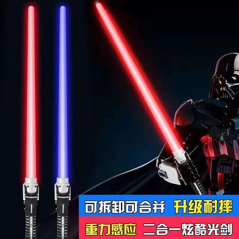 New Star Wars luminous toy, telescopic toy, laser sword, flash stick, children's luminous sword toy, elm details Picture