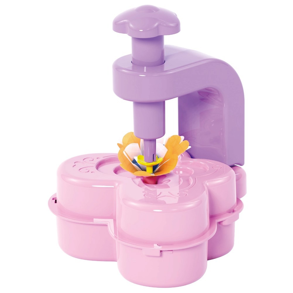 New cross-border handmade toy simulation flower making and arrangement machine, creative children's handmade embossing machine, girls' gifts Item Picture