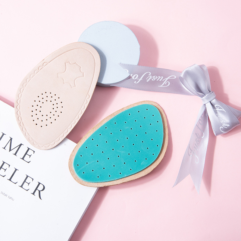 Thickened half-size sheepskin forefoot pads, super soft high-heel insoles, women's forefoot pads, anti-foot pain and anti-slip pads, half pads Specification image