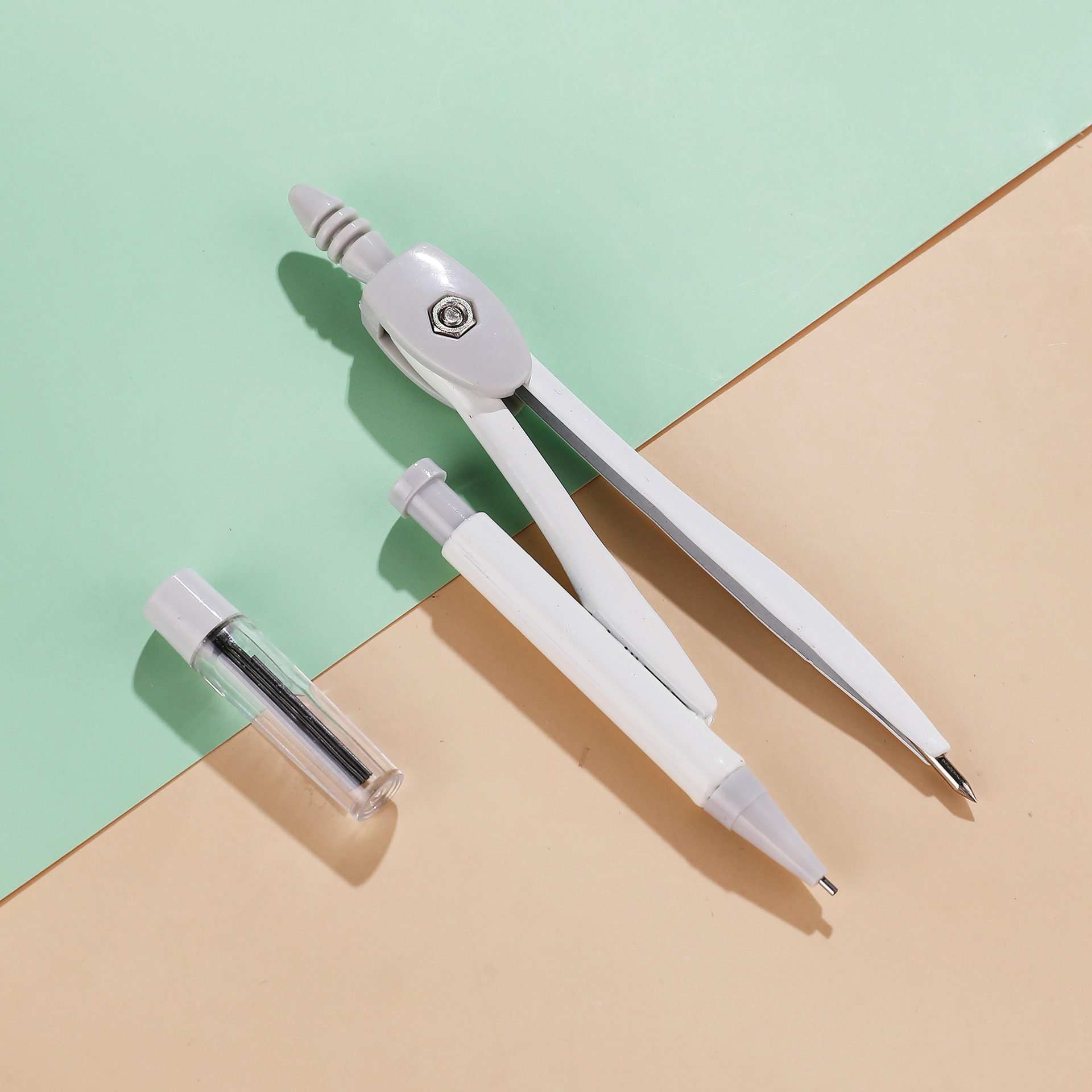 Pioneer 3083 Compass 2-piece Multi-functional student learning Supplies, Math Drawing Set, specially designed for exam drawing details Picture