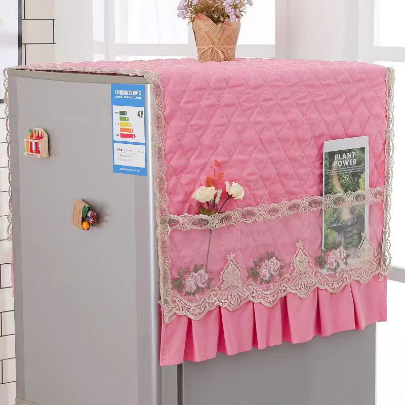 Refrigerator dust cover, dust cloth cover, protective cover, microwave oven, washing machine, double door, single door, refrigerator cover cover details Picture