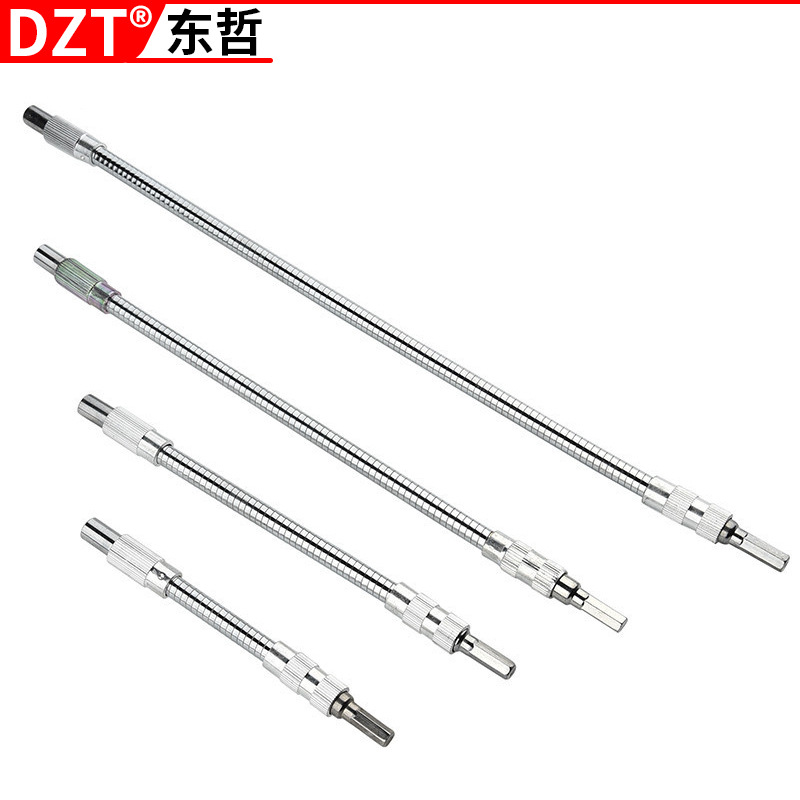 Wholesale universal metal flexible shaft electric drill, connecting shaft bending extension rod, electric screw, flexible shaft hose Specification drawing