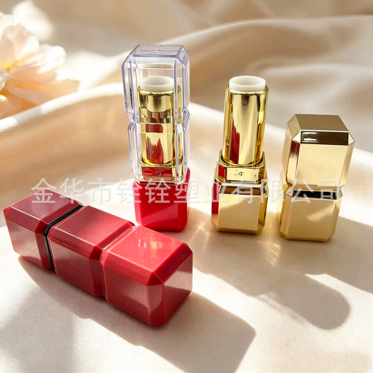 LS635 Lipstick tube, lipstick tube, square ABS lipstick, empty tube, cosmetics, empty packaging materials, factory wholesale and customization details Picture