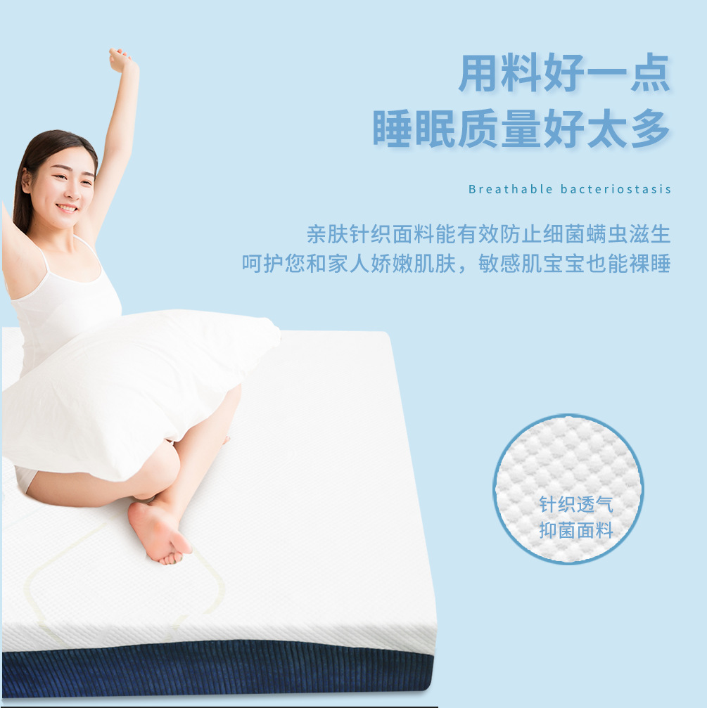Customized memory foam sponge mattress, comfortable memory foam thin cushion, slow rebound memory foam mattress, embossed mattress, Amazon Application Scenario