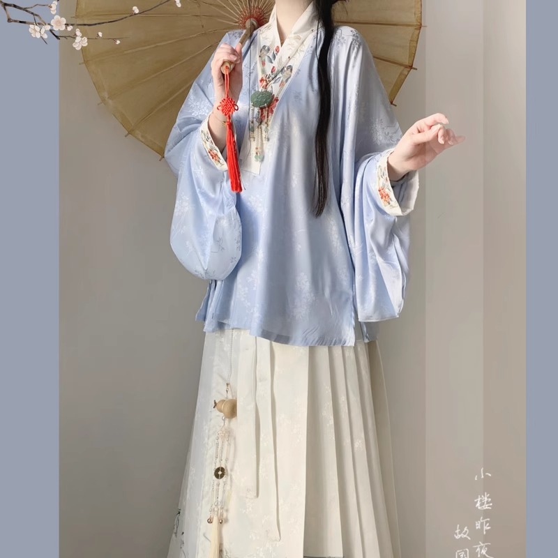 汉服女长袖中国风/明制表演服饰汉服/甲胄/表演服饰汉服/尾货产品图