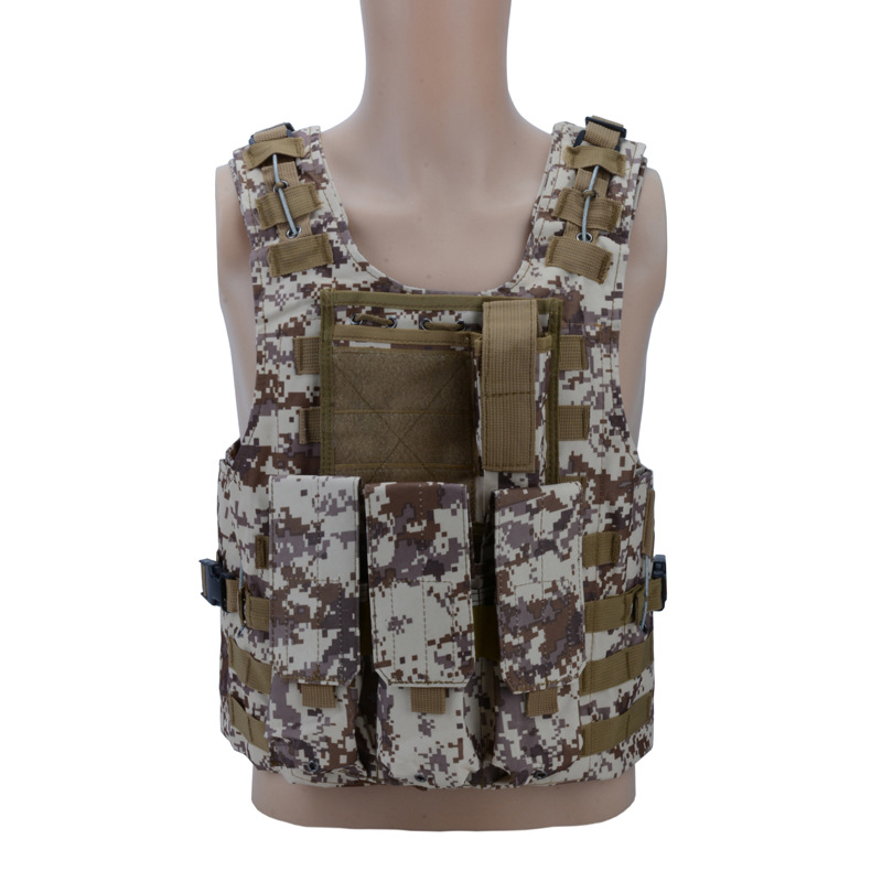 Yitu Tactical vest, anti-explosion Special training, PUBG vest, multi-functional vest, CS camouflage vest, training uniform Specification image